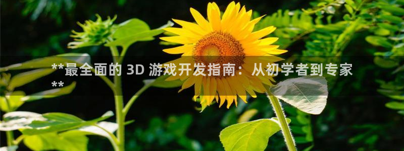 沐鸣2平台官网：**最全面的 3D 游戏开发指南：从初学者到专家
**