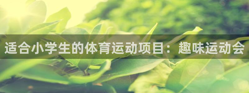 皇冠277体育：适合小学生的体育运动项目：趣味运动会